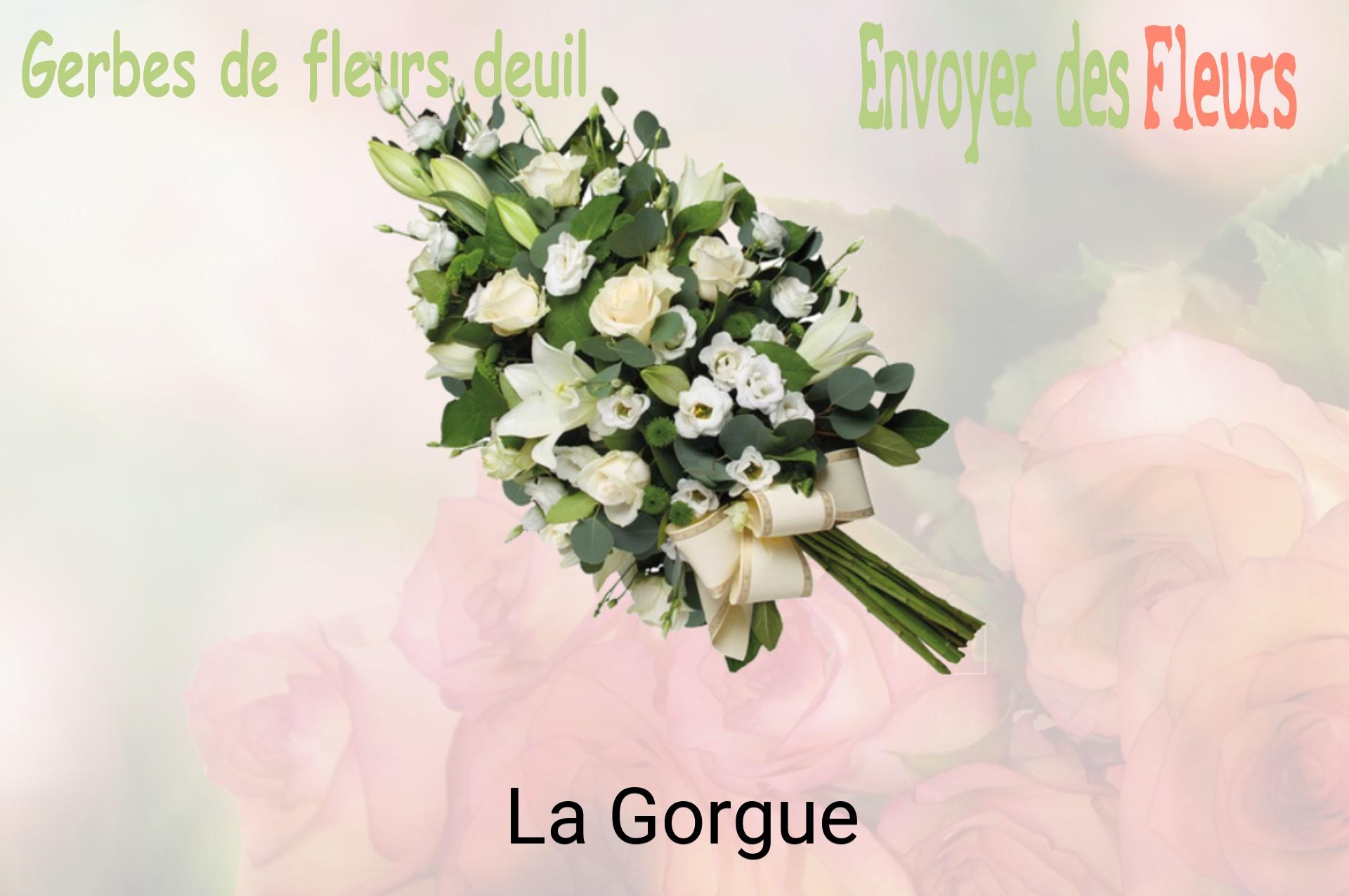 Gerbe de fleurs de deuil livrée à La Gorgue